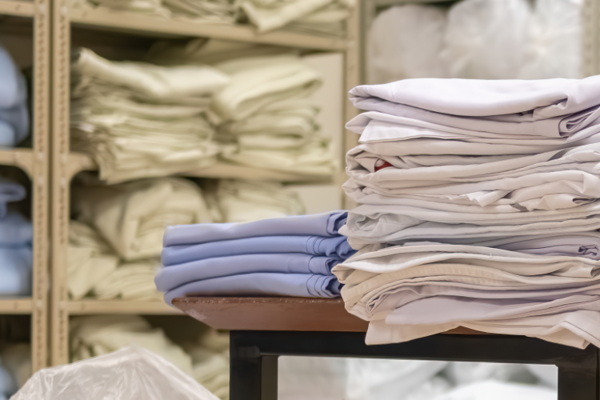 Commerical Laundry Linens In Store Room 1920X500